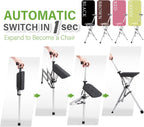 TerraNest Folding Hiking Pole With A Seat For Rest Breaks