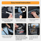 Asiento Elevador Impermeable RoverRide para Mascotas, Almohadilla de Viaje Espaciosa