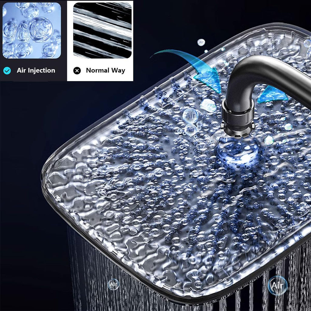 Douche thermostatique numérique Aurell avec unité d'affichage