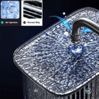 Douche thermostatique numérique Aurell avec unité d'affichage