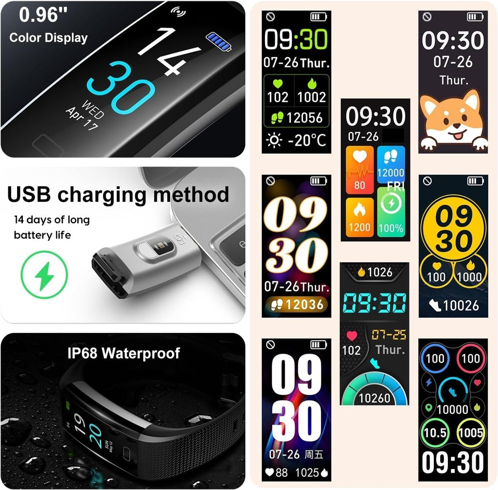 Luma Sleep Tracking Smartwatch With Health Metrics And Waterproof