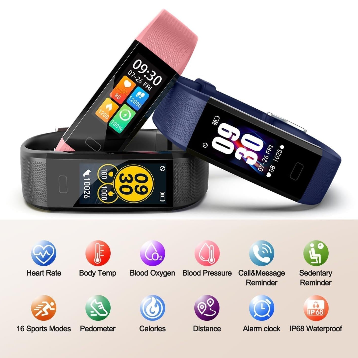 Luma Sleep Tracking Smartwatch With Health Metrics And Waterproof