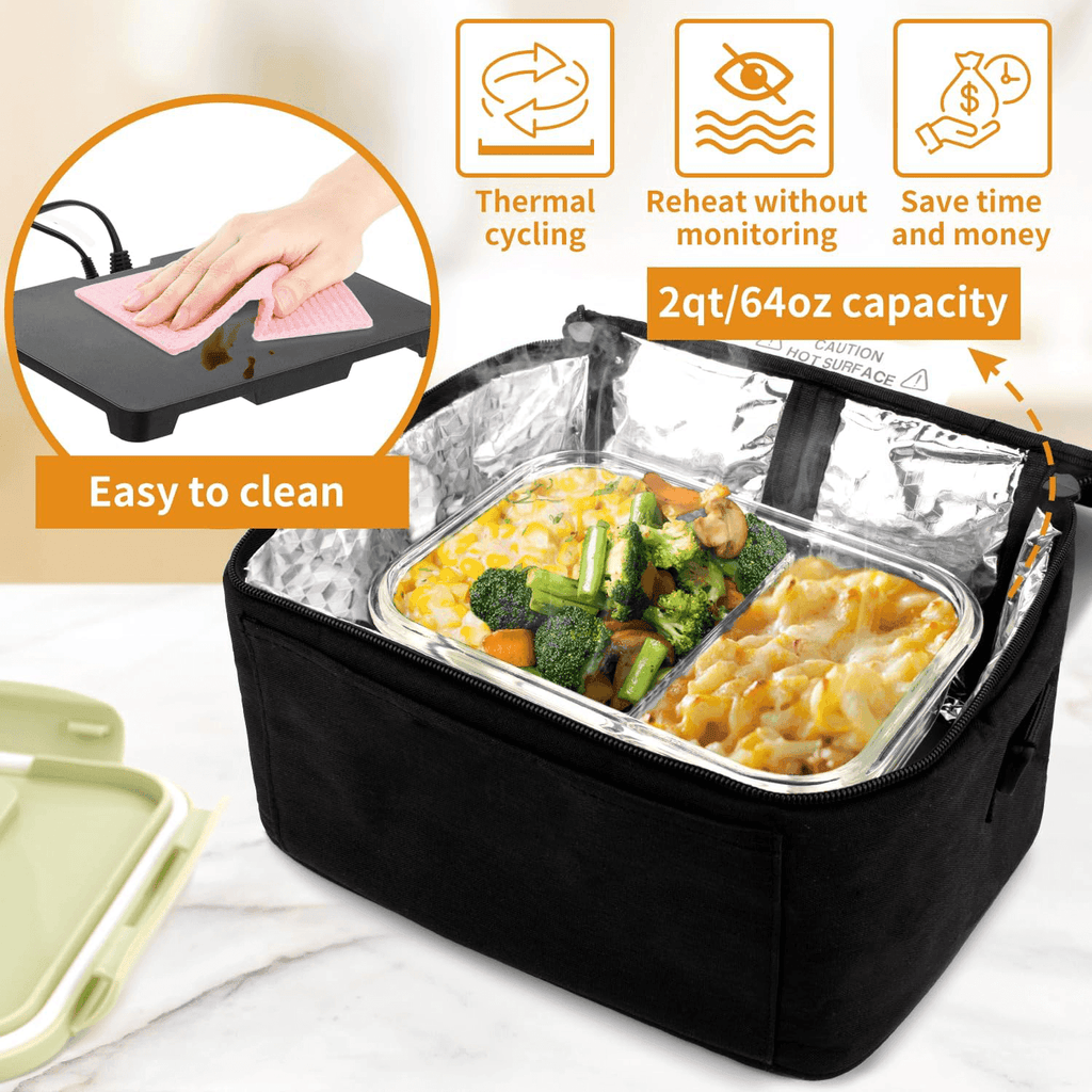 Scalda Pranzo Portatile Mantiene i Pasti Caldi in Movimento