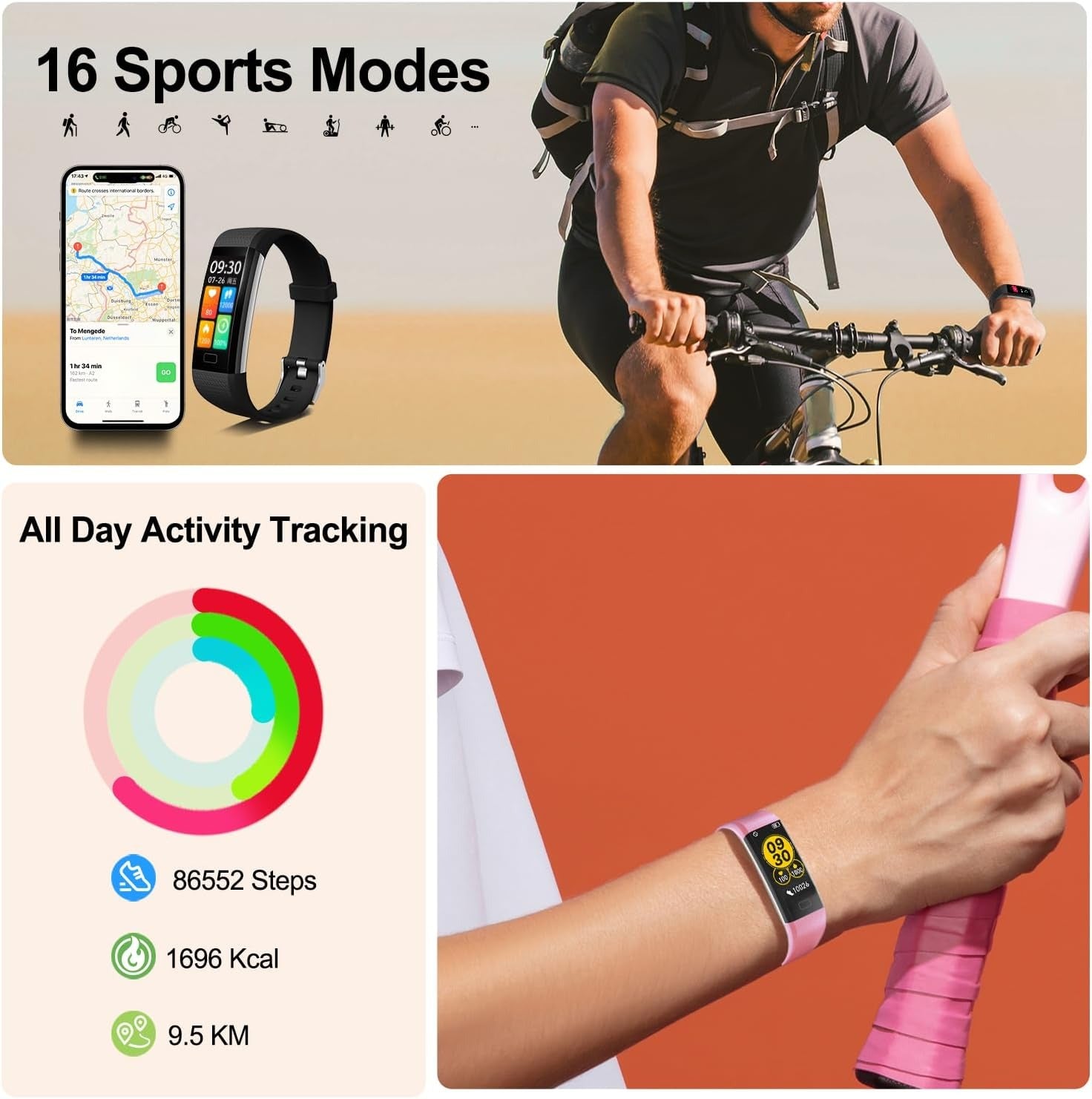 Luma Sleep Tracking Smartwatch With Health Metrics And Waterproof