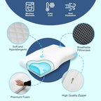 SomnoNova Deep Sleep Ergonomic Pillow For Snore Reduction