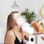 AureaGlow Wielofunkcyjny Jonowy Parownik do Głębokiego Oczyszczania Twarzy