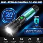 LumenForge 100000 Lumen Tactical Flashlight With 5000mAh Battery