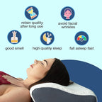 SomnoNova Deep Sleep Ergonomic Pillow For Snore Reduction
