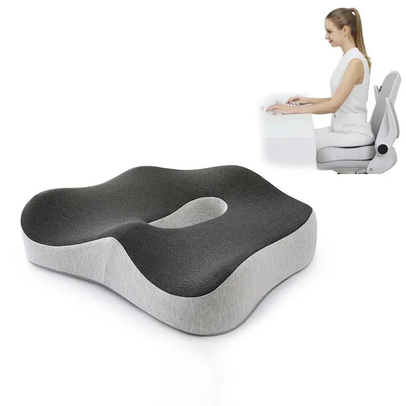 NovaLum Memory Foam Rygpude til Bil- og Skrivebordsbrug
