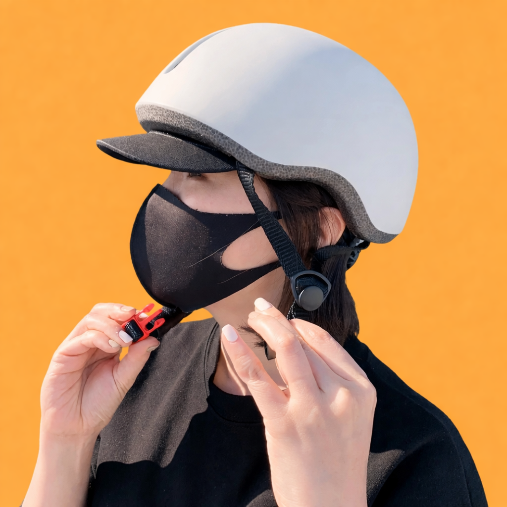 City Commuter Helmet With Bug Net And PC Shell In-Mold For City Rides