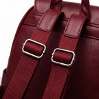 Rucsac elegant din piele pentru femei, cu compartimente, accesoriu șic pentru zi cu zi și la serviciu