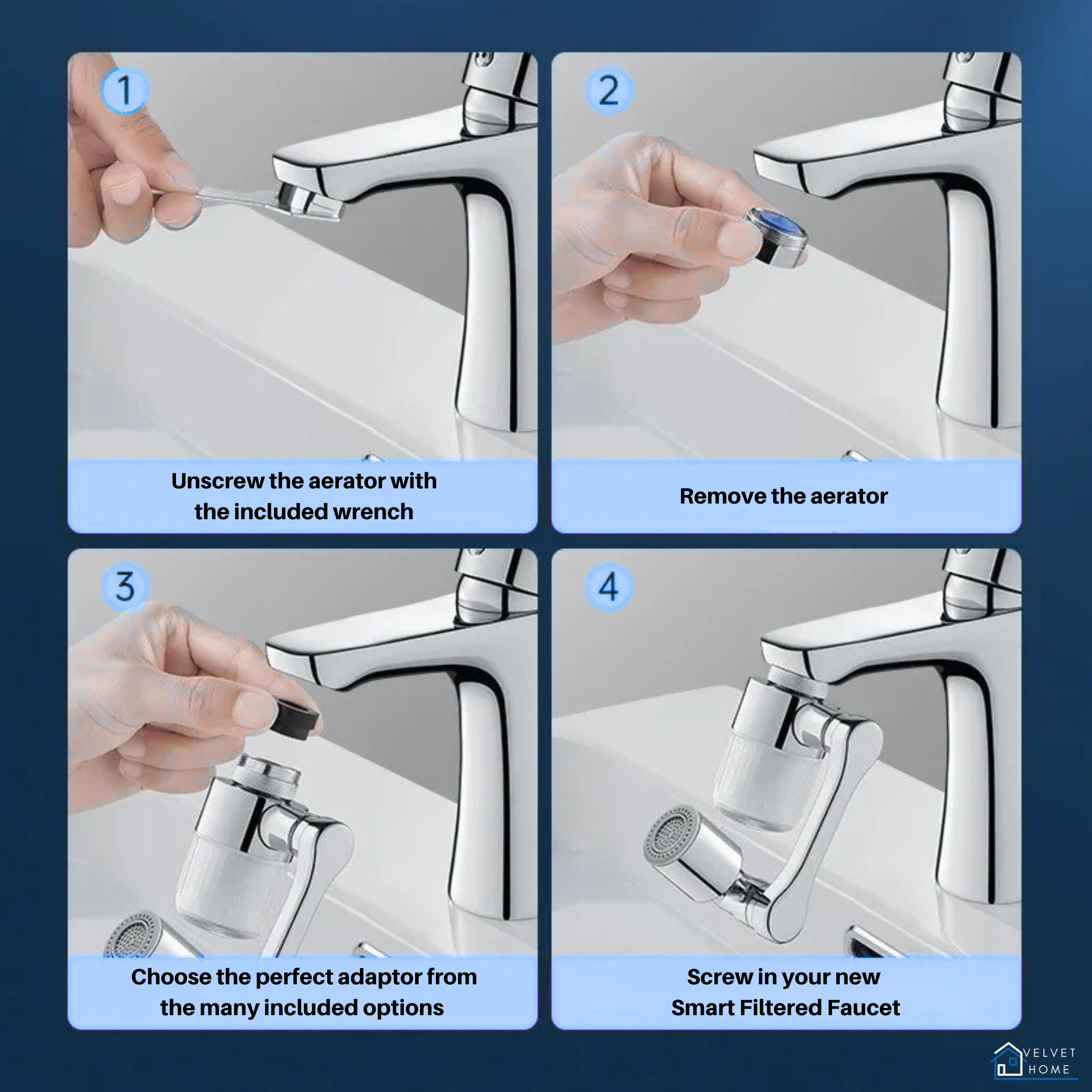 Smart Filtration Faucet For Tap Water Everyday Use