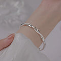 Braided Sterling Silver Bracelet From Timeless Elara For Women