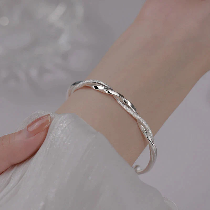 Braided Sterling Silver Bracelet From Timeless Elara For Women