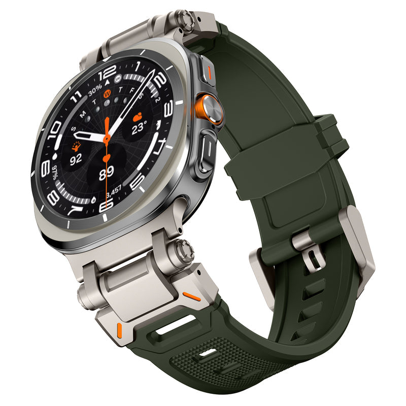 Voyager Silicone Strap For Samsung Watch Ultra Durable Everyday Band