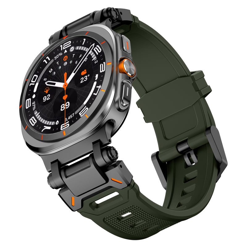 Voyager Silicone Strap For Samsung Watch Ultra Durable Everyday Band
