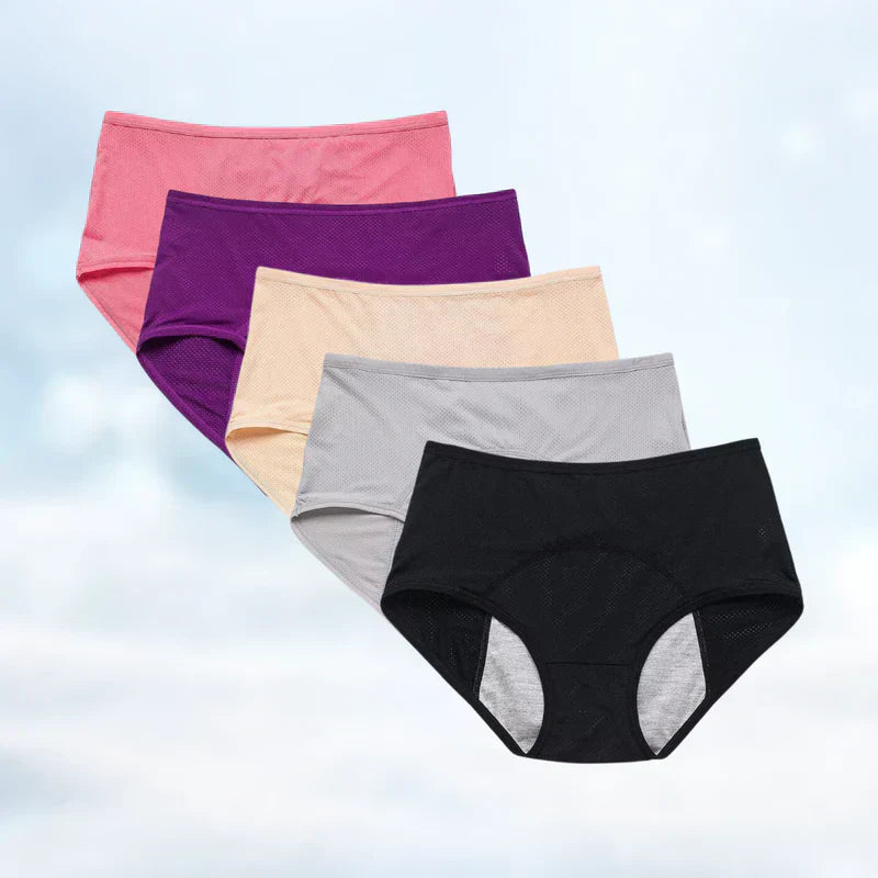 NovaGuard Five Pack Undergarments With Leakproof Design For Women