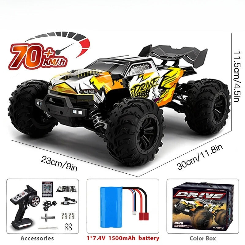 StormRift 1:16 Skala Lori Kawalan Jauh 4WD Off-Road Dengan LED