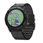 Averin läderarmband och silikon för Garmin Fenix 8 7X 7 5X 5 6