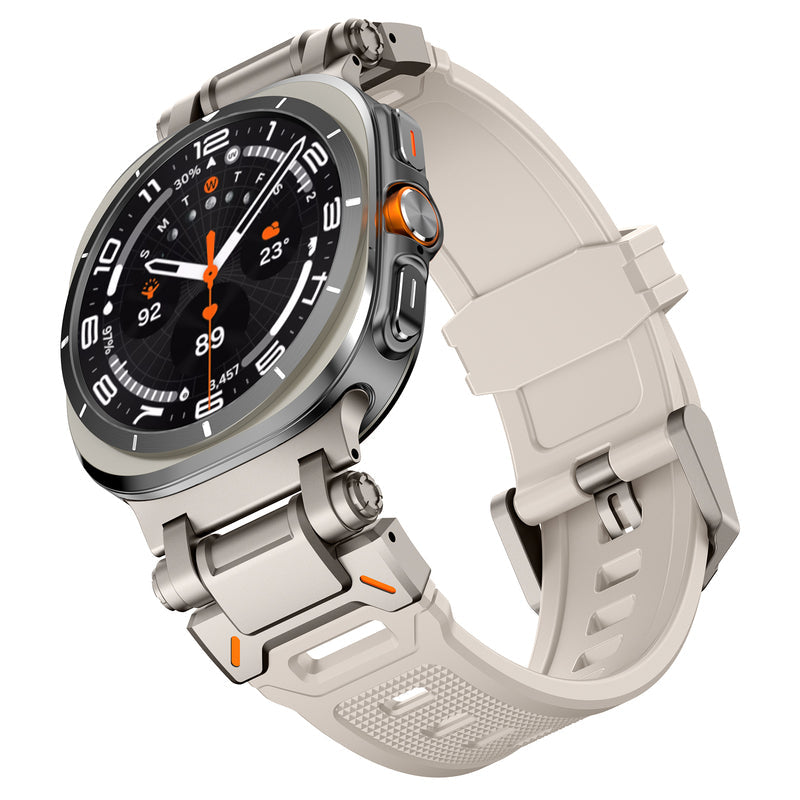 Voyager Silicone Strap For Samsung Watch Ultra Durable Everyday Band