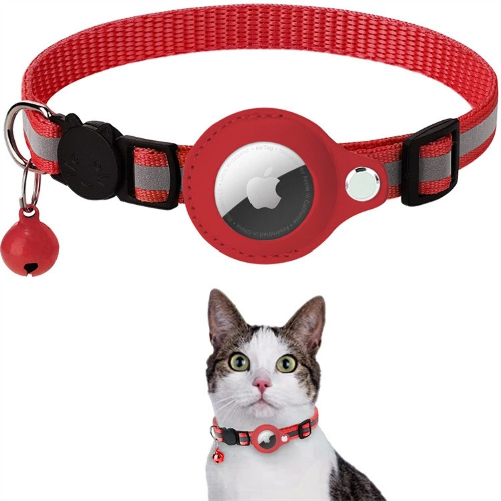 Asterra Reflekterande Halsband för Katter med Snabbkoppling för GPS-fäste för Nattspårning