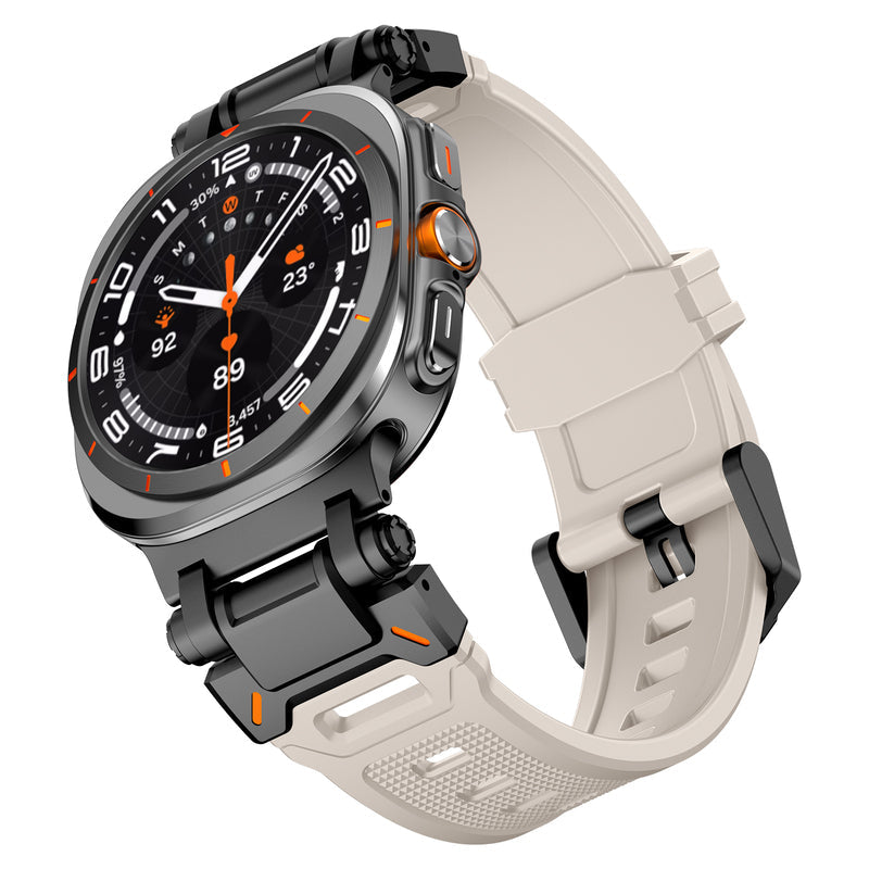 Voyager Silicone Strap For Samsung Watch Ultra Durable Everyday Band