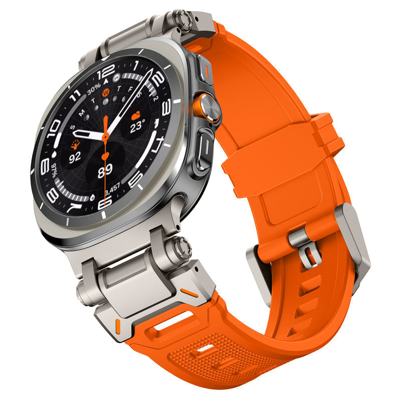 Voyager Silicone Strap For Samsung Watch Ultra Durable Everyday Band