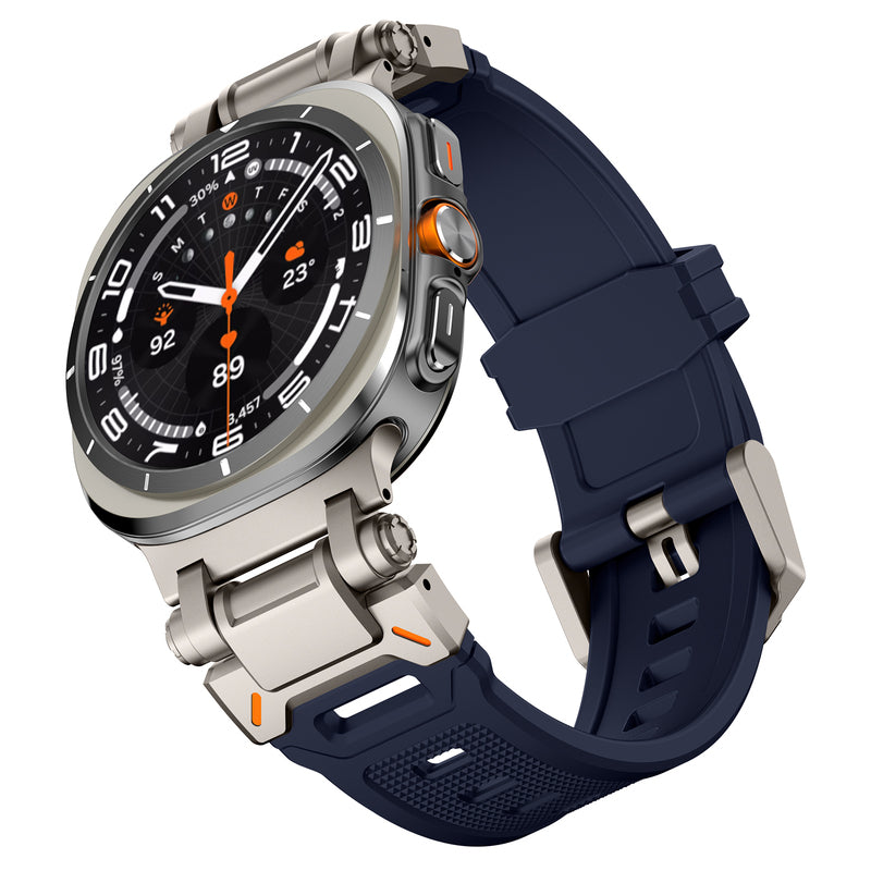 Voyager Silicone Strap For Samsung Watch Ultra Durable Everyday Band