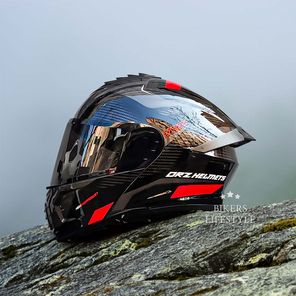 ORZ Modular Helmet With Dual Lens System DOT And ECE Certified