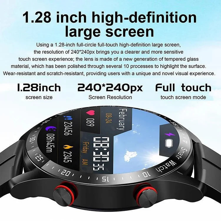 AstraGlide Pro Wellness Smartwatch con Monitoraggio Continuo