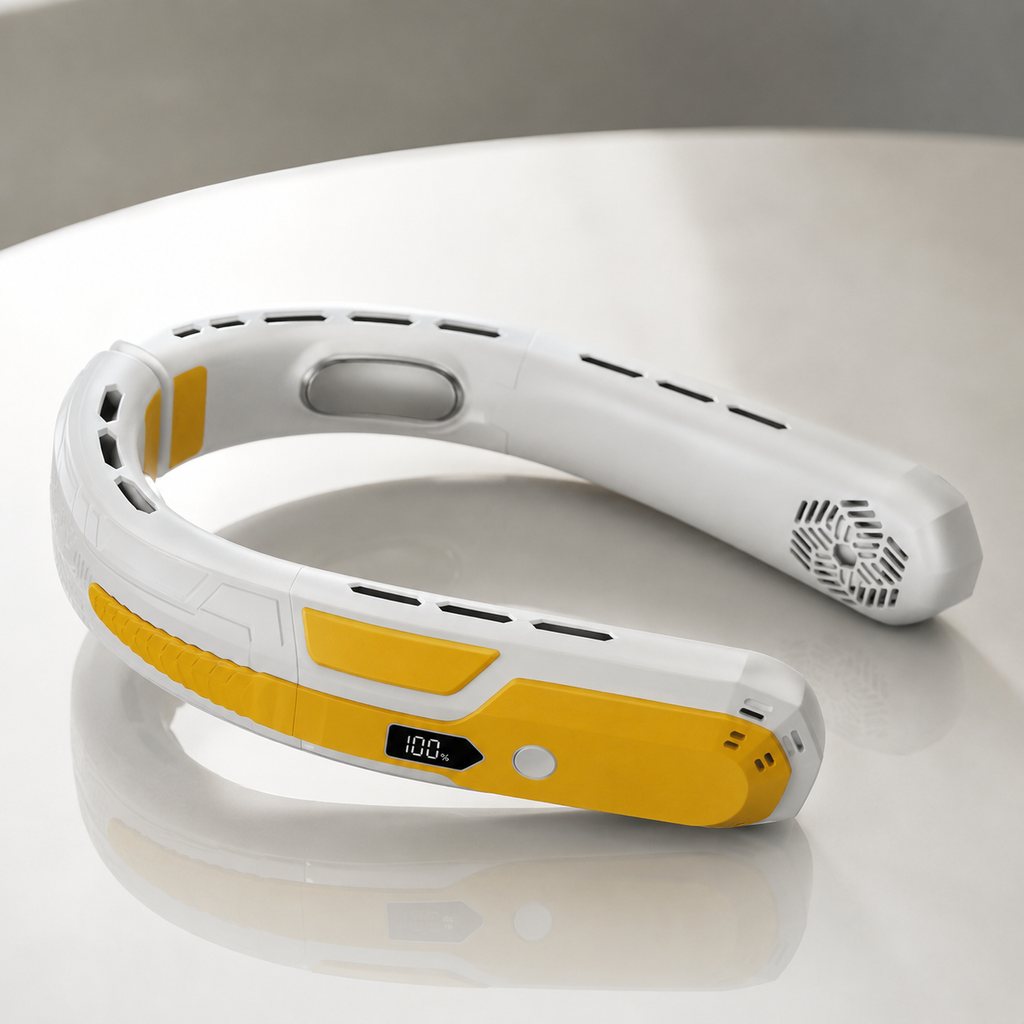 AeroRide Bladeless Neck Fan Rechargeable For Outdoor Sports