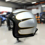 Vintage Helmet With Low-Profile Design For Riders, DOT And ECE Certified