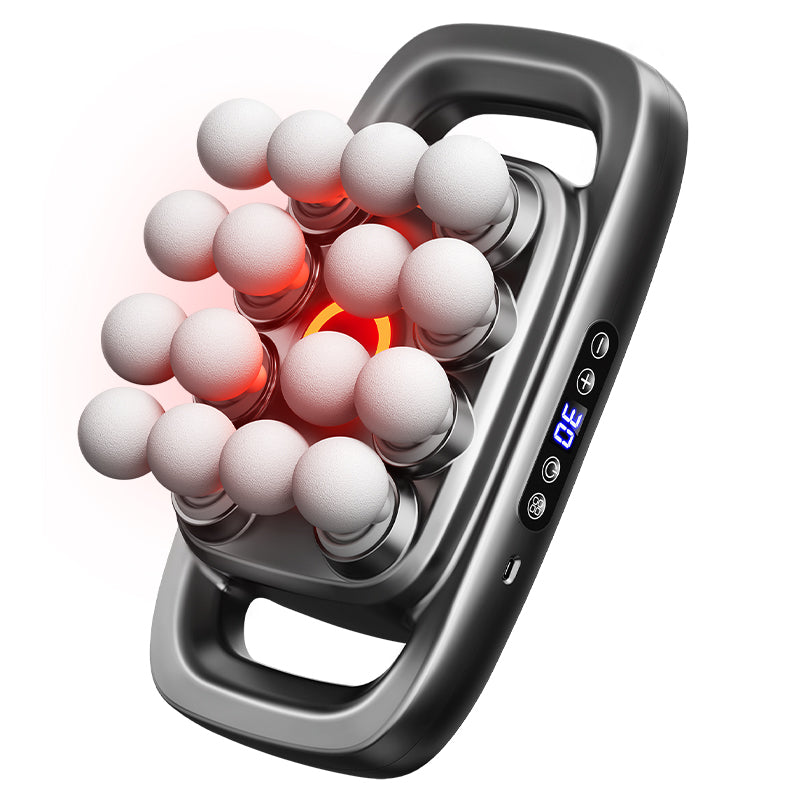 Body Reset – 20-Head Full-Coverage Massager with Red Light & Deep Percussion Relief