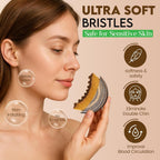 Facial Contouring Brush For Puff Reduction And Lift
