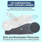 SomnoNova Deep Sleep Ergonomic Pillow For Snore Reduction