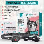 Coleira CalmPaw BarkGuard de Disuasão Suave para Cães Pequenos