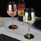 Wine Glass Crafted From Stainless Steel With Mirror Finish For Everyday Use