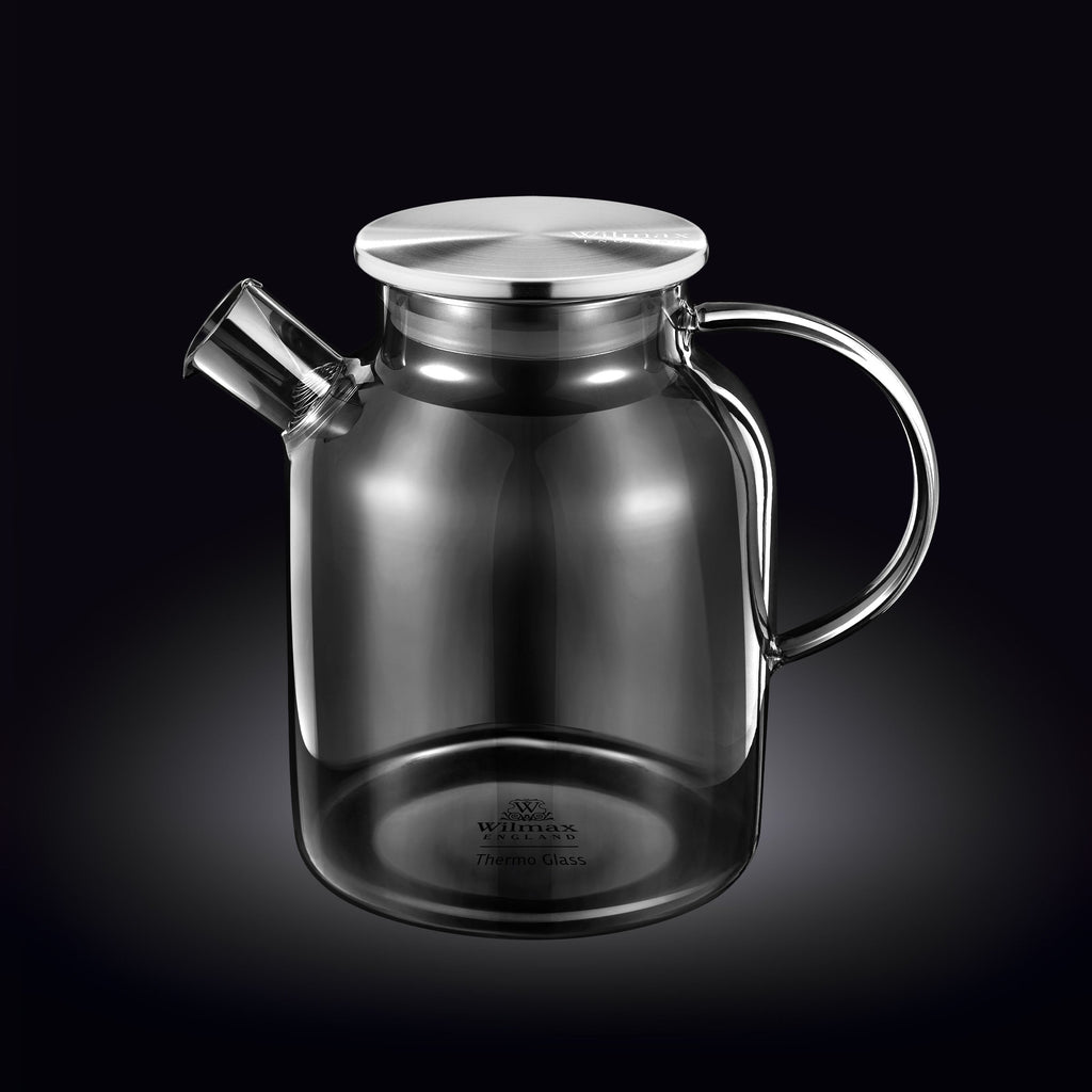 Wilmax Thermo Glass Teapot 54 Oz, Stovetop Safe for Tea Lovers