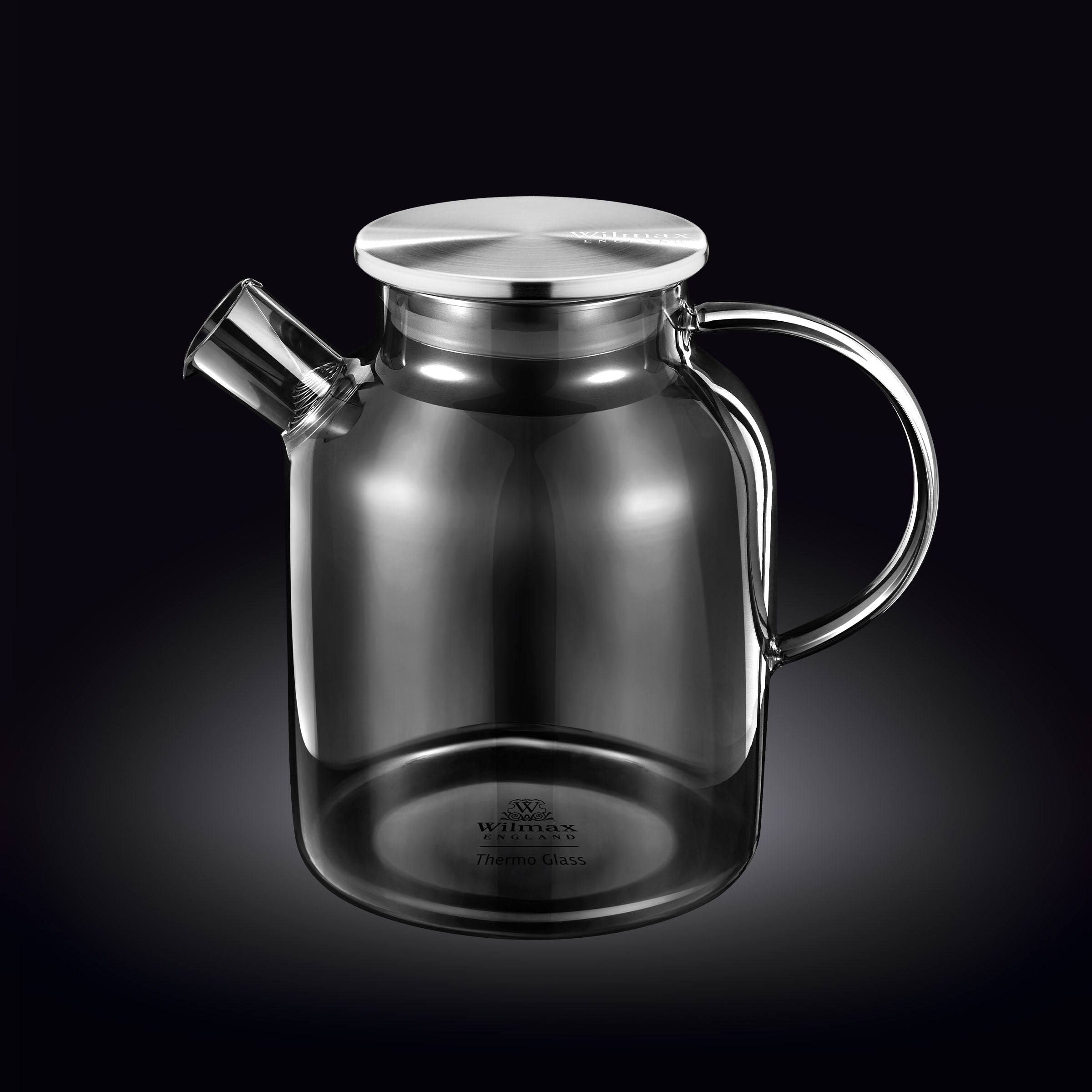 Wilmax Thermo Glass Teapot 54 Oz, Stovetop Safe for Tea Lovers