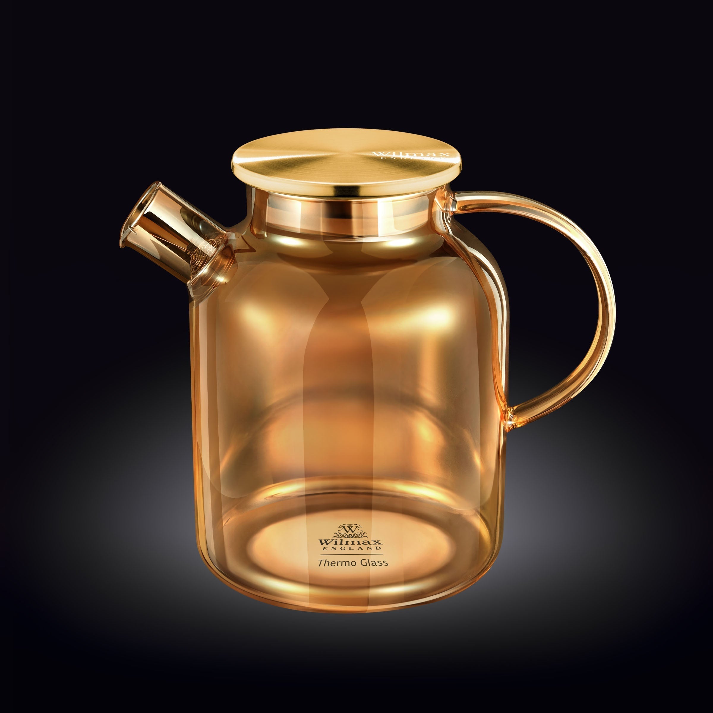 Wilmax Thermo Glass Teapot 54 Oz, Stovetop Safe for Tea Lovers