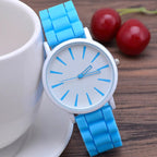 Relógio de Pulso Minimalista KairoHue com Quartzo e Correia de Silicone