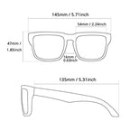Lunettes de soleil polarisées UrbanGuard avec protection contre la lumière bleue pour cyclistes
