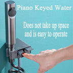 AquaKey Pulverizador de Bidé Manual Ajustável com Controlo Estilo Piano para Sanita