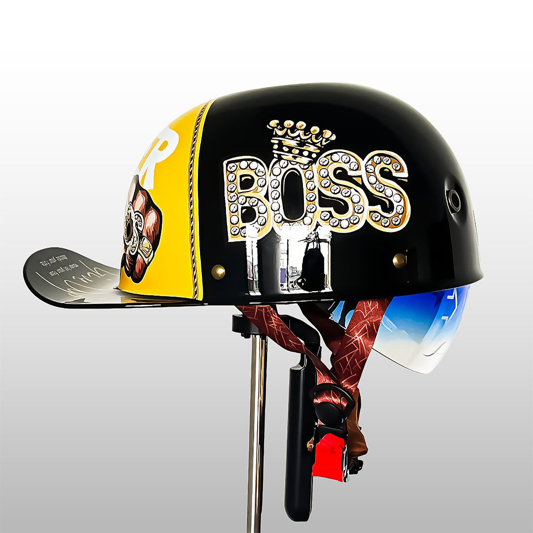 Moto Baseball Cap Style Helmet DOT And ECE Certification