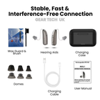 Clarivo Rechargeable BTE Hearing Aids With Noise Reduction