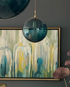 VeraLux Amber Glass Light With Subtle Vintage Glow For Any Ceiling