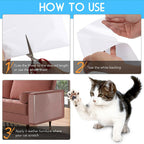 PawShield 8-Pack Cat Scratch-Guard Pads For Furniture