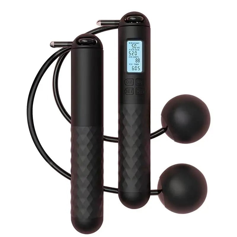 AeroFlex Weighted Wireless Jump Rope With Digital Counter