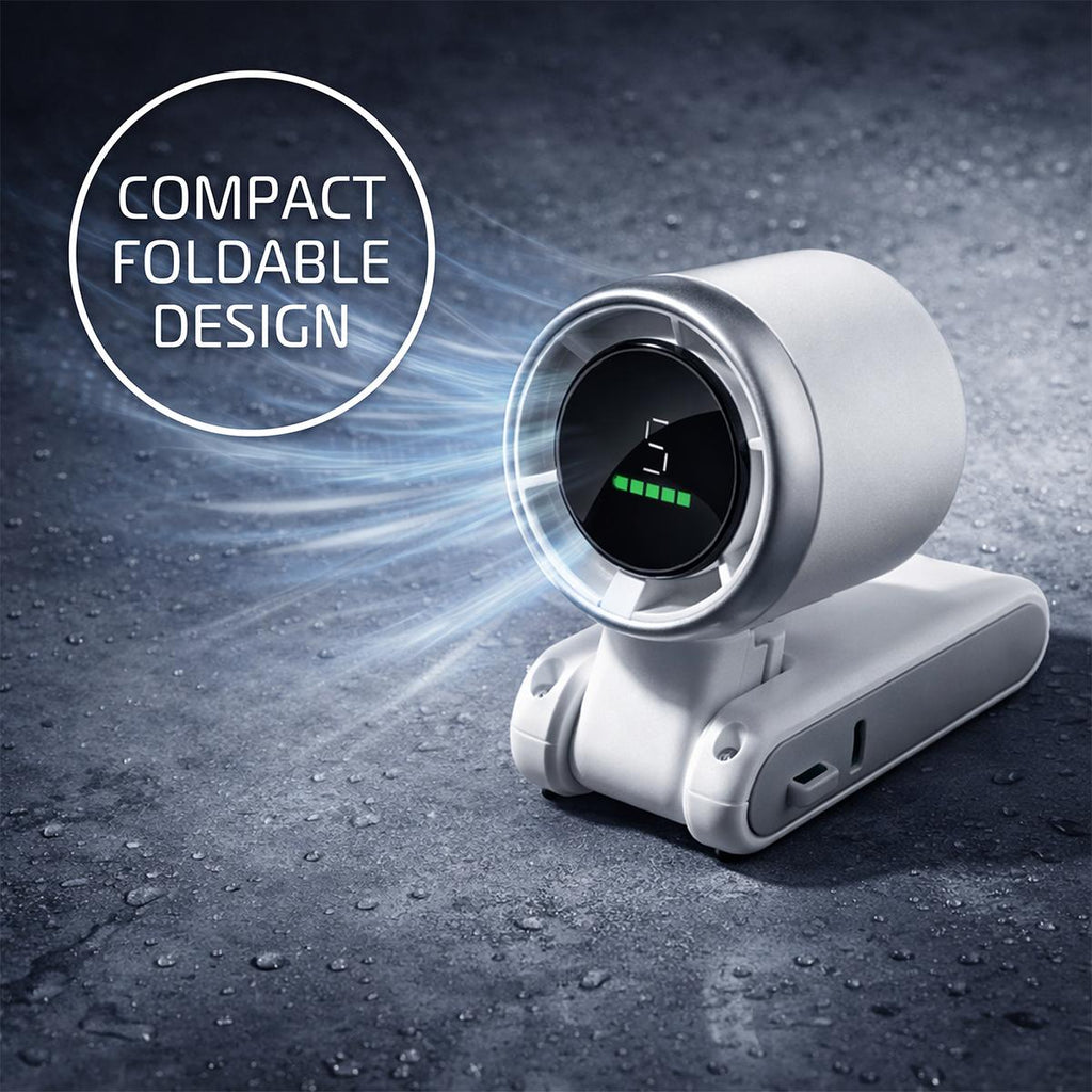 Ventilatore portatile compatto AirMini ricaricabile via USB per viaggi