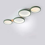 NovaLumen White Gray Metal Ceiling Light Modern Decor